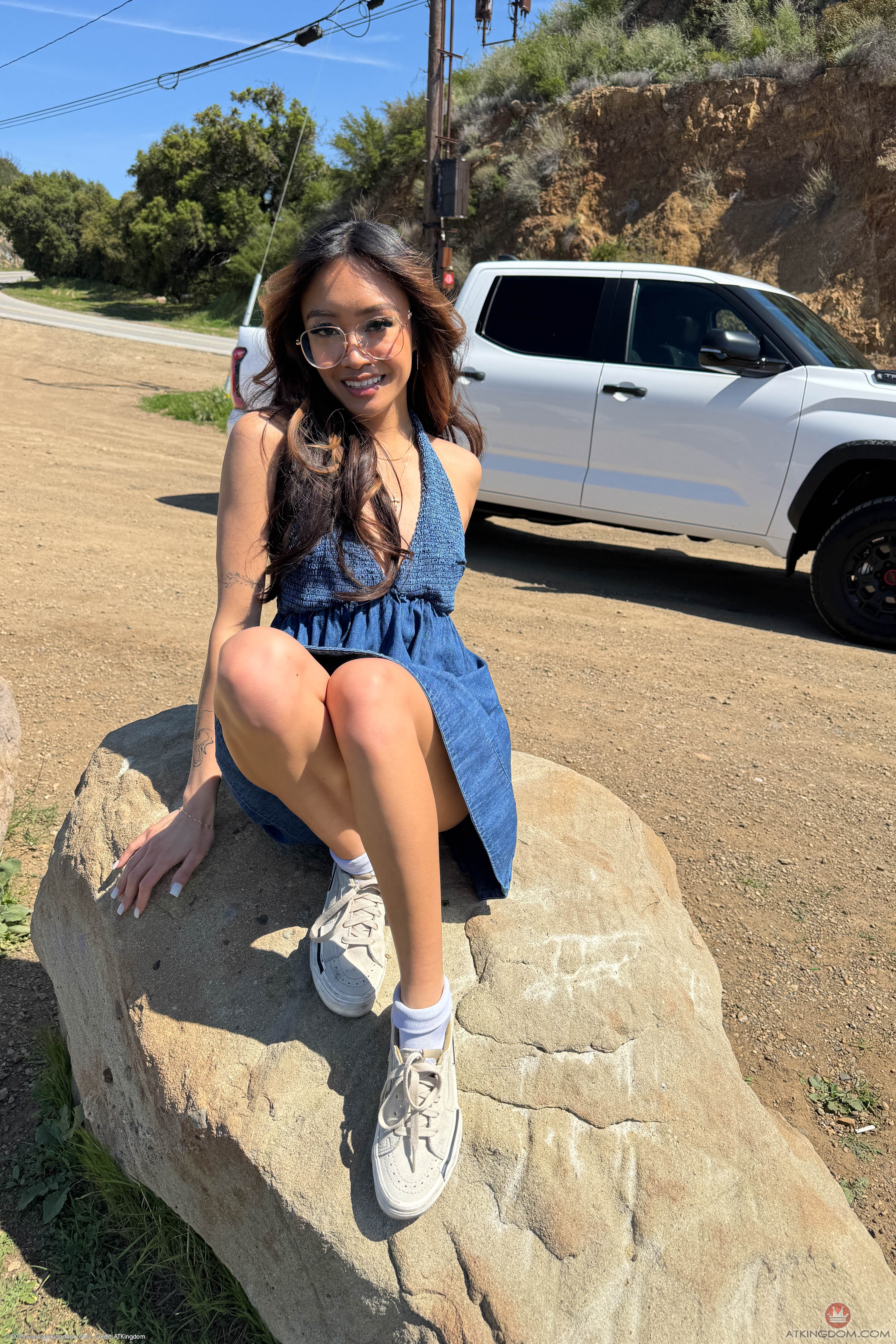 Jade Kimiko in ATK Petites set Date Spreads BTS
