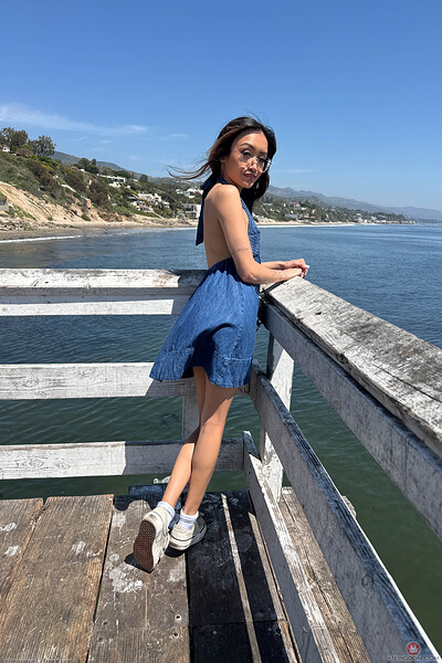 Jade Kimiko in Date Spreads BTS from ATK Petites
