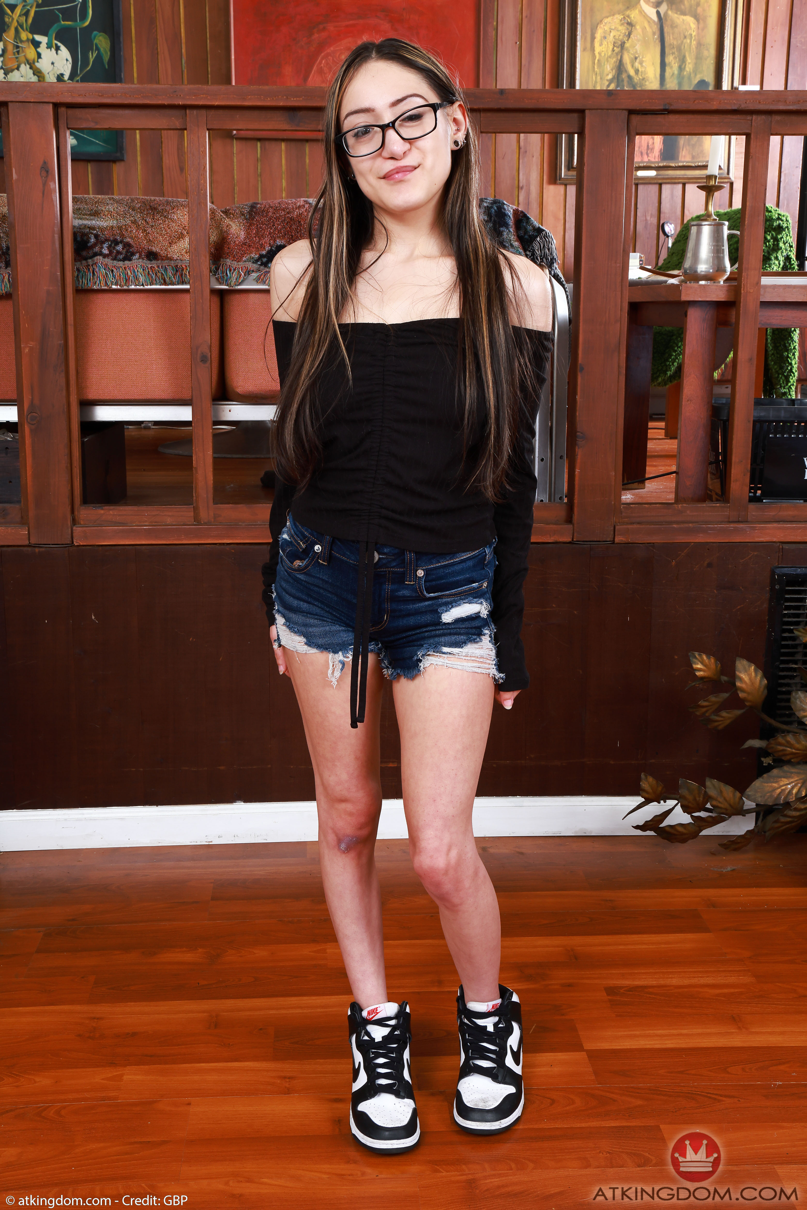 Leila Mills in ATK Petites set Love seeing her naked