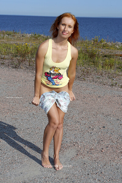 Margarita S in Gulf Of Finland from Nude In Russia