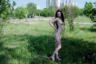 Shanna B in Refined In Public Park from Nude In Russia