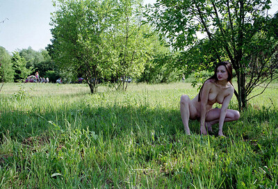 Shanna B in Refined In Public Park from Nude In Russia