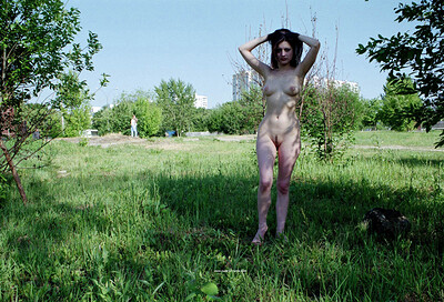 Shanna B in Refined In Public Park from Nude In Russia
