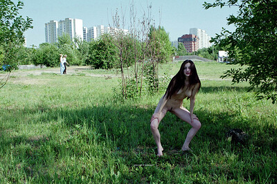 Shanna B in Refined In Public Park from Nude In Russia