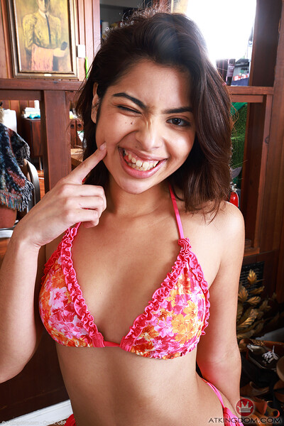 Hazel Heart in Bikini Spreads from ATK Petites