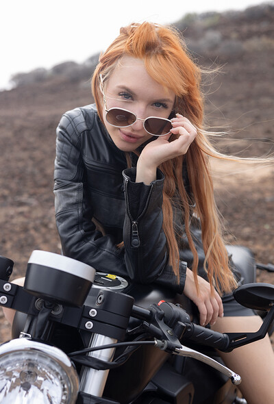 Lilly Mays in Biker Beauty from Metart