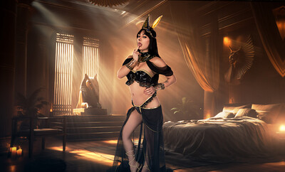 Megan Mistakes in Palworld Anubis from VR Cosplay X