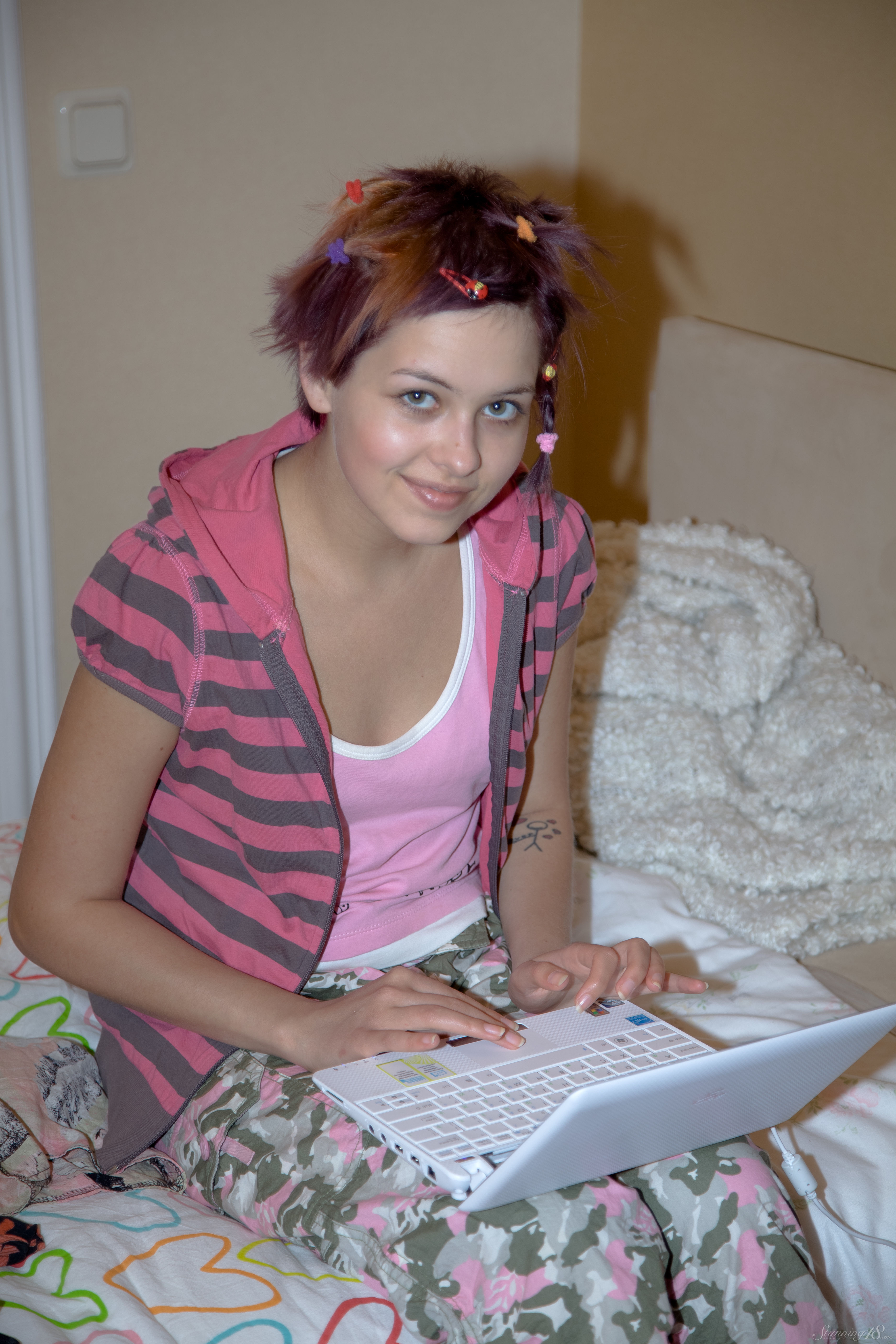 Livilla Y in Stunning 18 set Shy Young Lady