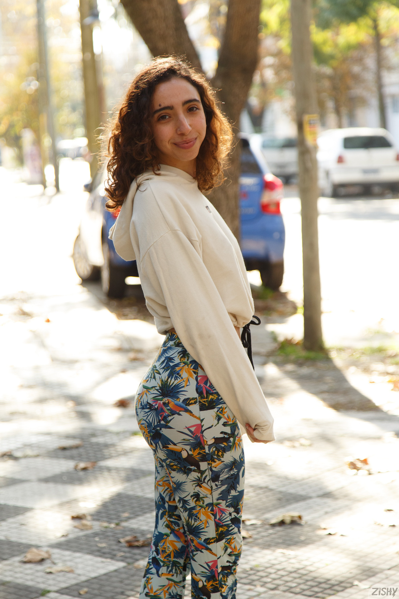 Emma Velazquez in Zishy set Gives Us Flowers