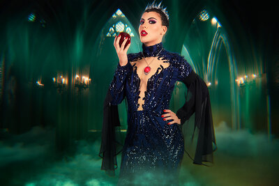 Gal Ritchie in Snow White And the Evil Queen from VR Cosplay X