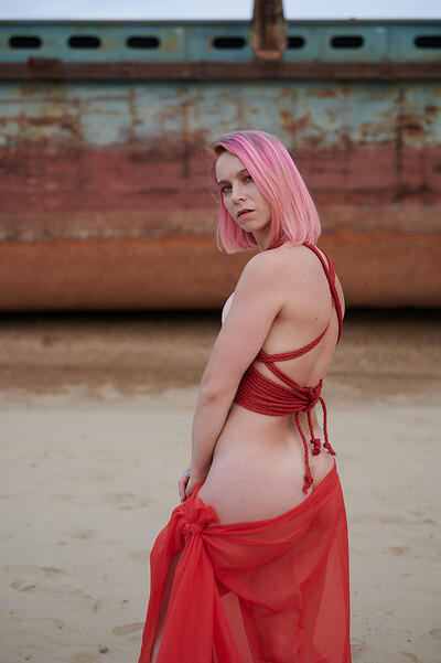 Alena G in Old Ships from Nude In Russia