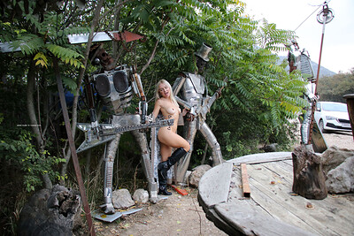 Raisa in Gasfort Cafe from Nude In Russia