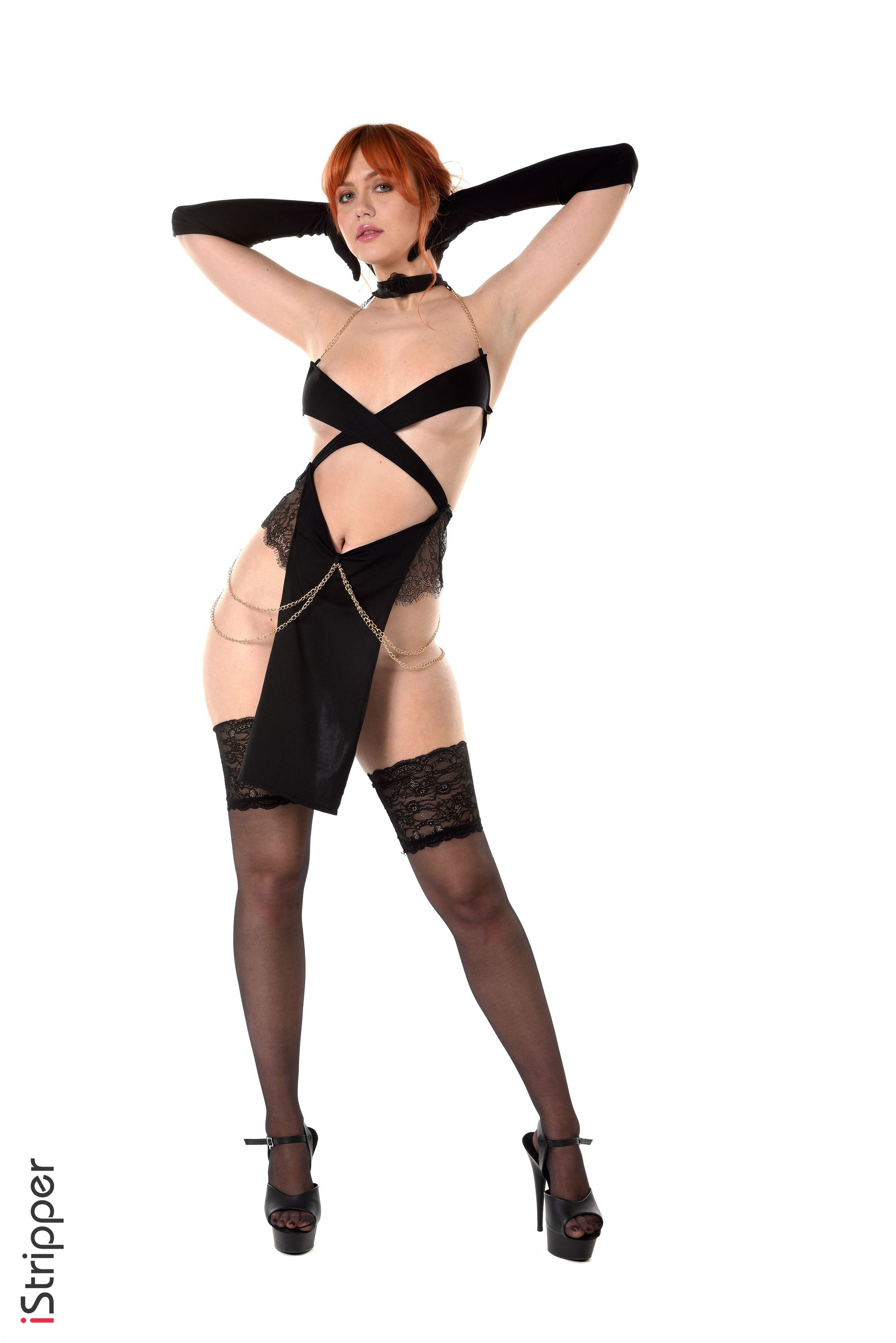 Lana Lane in Istripper set Sophisticated Dress