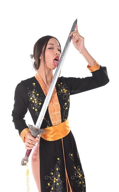 Lia Lin in Show Me Your Sword from Istripper