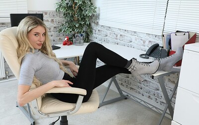 Alexandra X in Leggings Boots Over Tights from Only Opaques