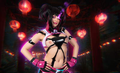 Jewelz Blu in Street Fighter VI from VR Cosplay X