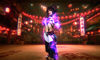 Jewelz Blu in Street Fighter VI from VR Cosplay X