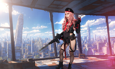 Venus Vixen in Goddess Of Victory Nikke Rapi from VR Cosplay X