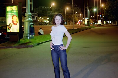Nikita in Night Walk from Nude In Russia