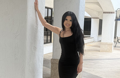 Camila in Fancy Black Dress from Ftv Girls