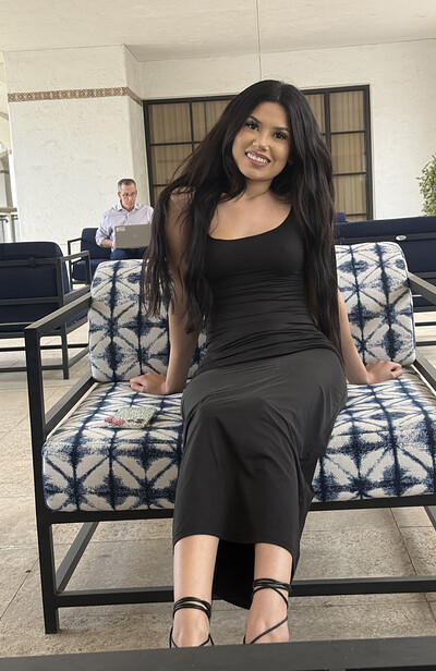 Camila in Fancy Black Dress from Ftv Girls