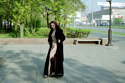 Nad in Refined Flashing In Moscow from Nude In Russia