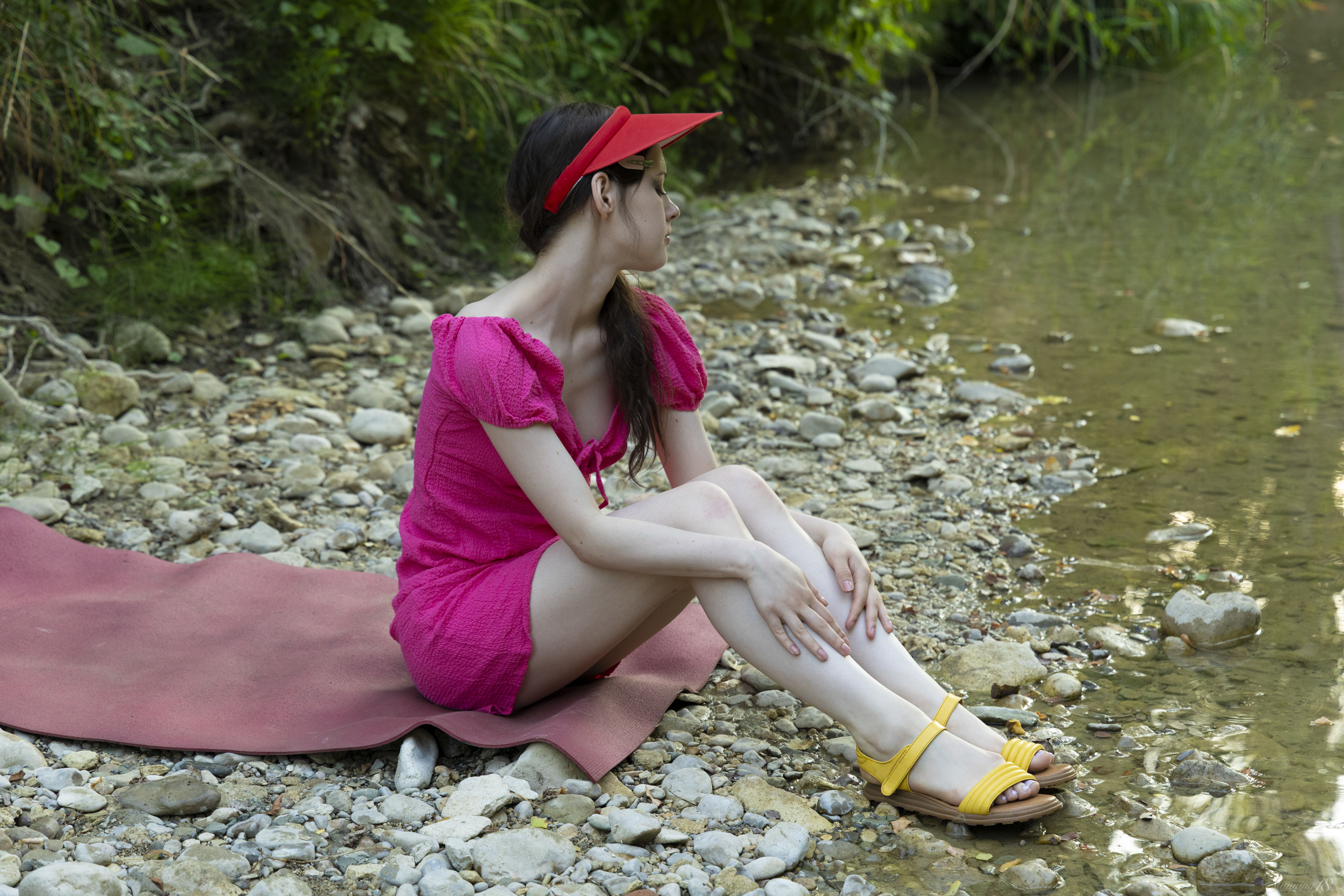 Dakota in Stunning 18 set In The Forest By The Brook