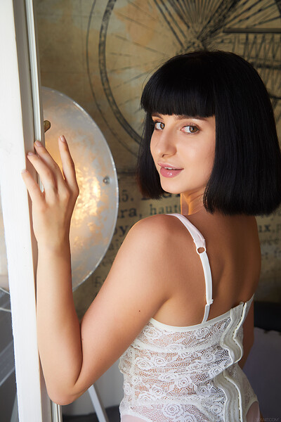 Sarah Heizel in Lace Desire from Sex Art