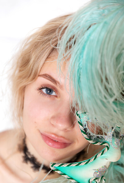 Mila Amour in Masked Glamour from Metart