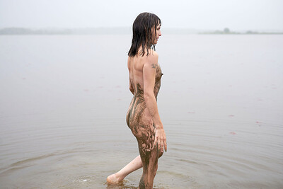 Sasha K in Waterfall from Nude In Russia