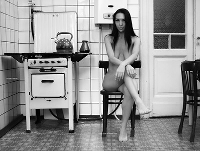 Kristina K in Kitchen from Nude In Russia
