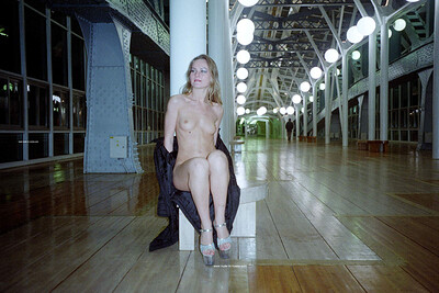 Sonja in Nude In Russia set Bogdan Khmelnitsky Bridge Moscow