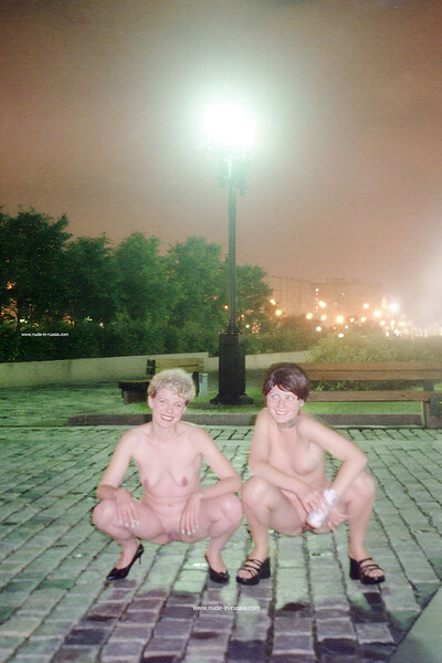 Gella and Ira in Moscow Girls from Nude In Russia