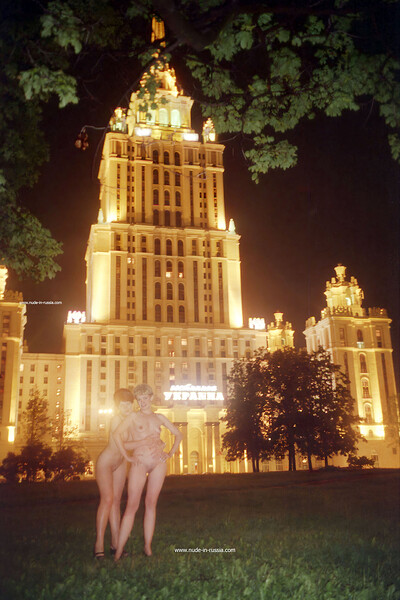 Gella and Ira in Moscow Girls from Nude In Russia