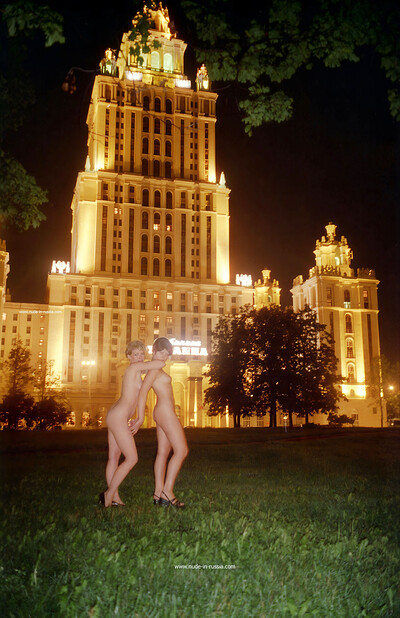 Gella and Ira in Moscow Girls from Nude In Russia
