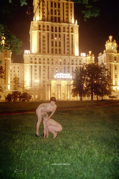 Gella and Ira in Moscow Girls from Nude In Russia