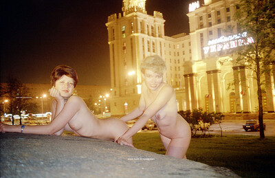 Gella and Ira in Moscow Girls from Nude In Russia