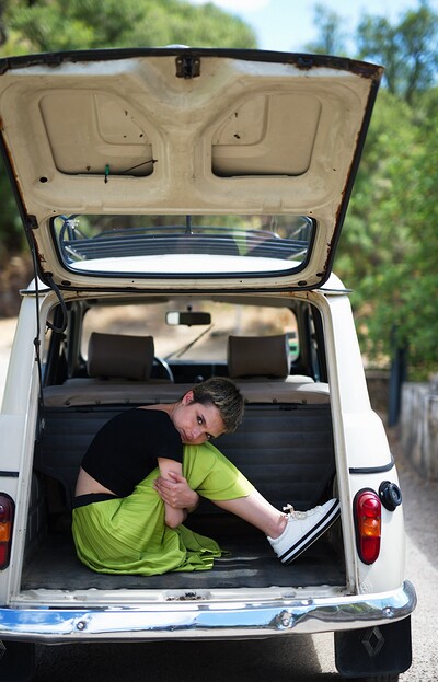 Caterina Correia in Hot Motor from Girlfolio