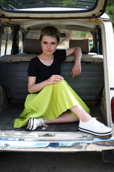 Caterina Correia in Hot Motor from Girlfolio