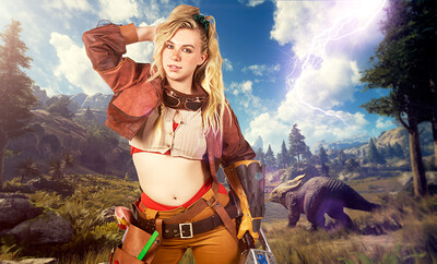 Maisey Monroe in Monster Hunter Wilds from VR Cosplay X