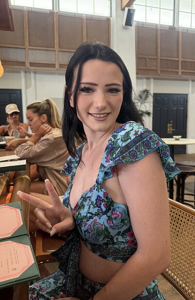 Mercedes in Fashionably Blu from Ftv Girls
