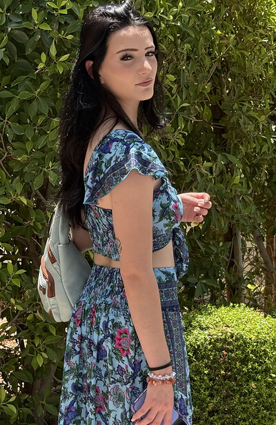 Mercedes in Fashionably Blu from Ftv Girls