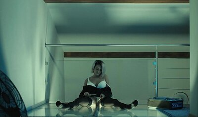 Adelyn's platinum-blonde hair whipped around her as she was taken with a violent, primal force.