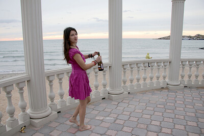 Katja P in Mysovaya Bay from Nude In Russia