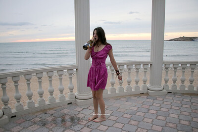 Katja P in Mysovaya Bay from Nude In Russia