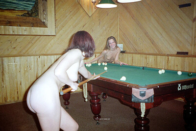 Mila and Sonja in Billiards from Nude In Russia