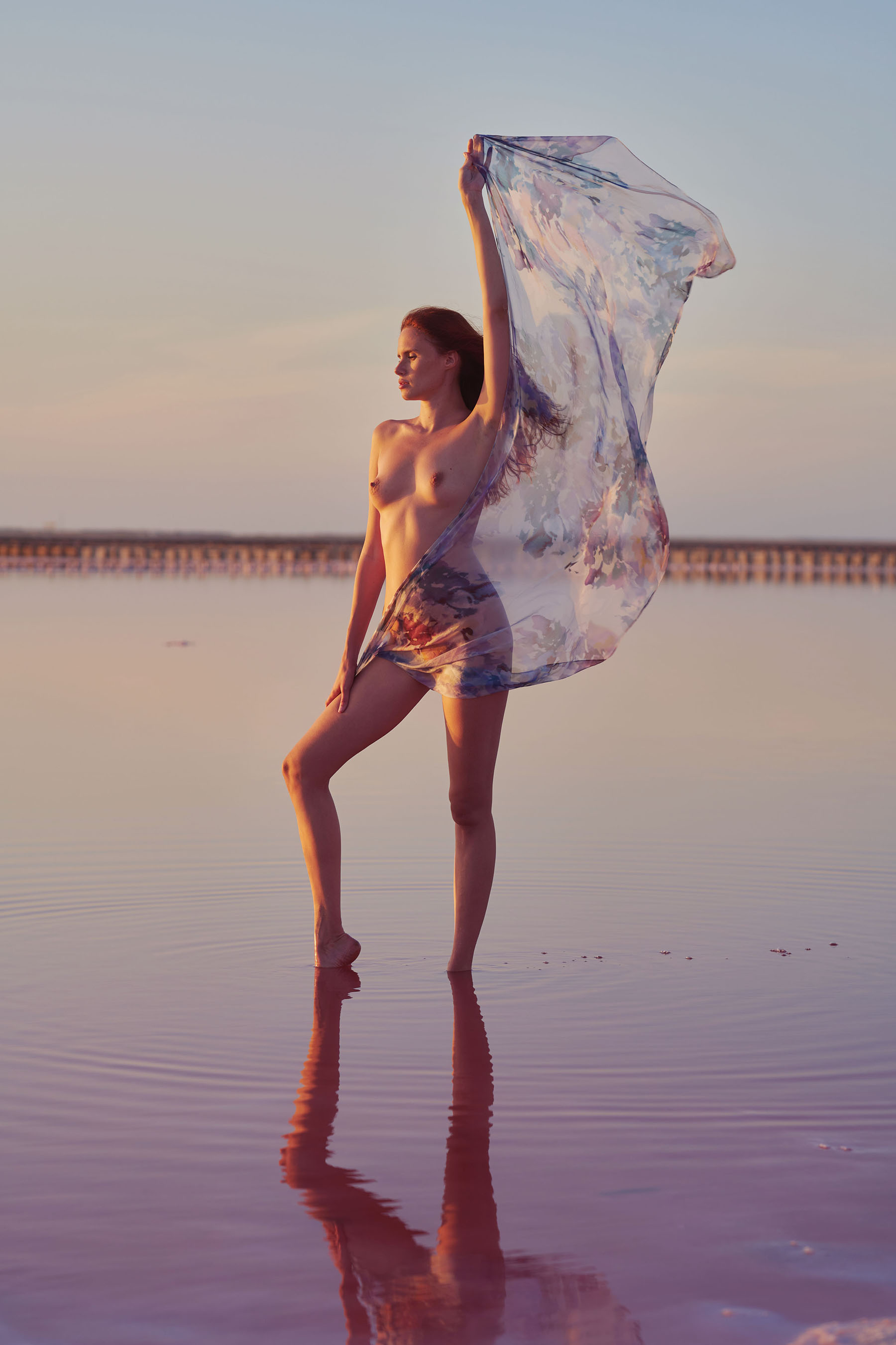 Angelina A in Nude In Russia set Sasyk-Sivash Salt Lake