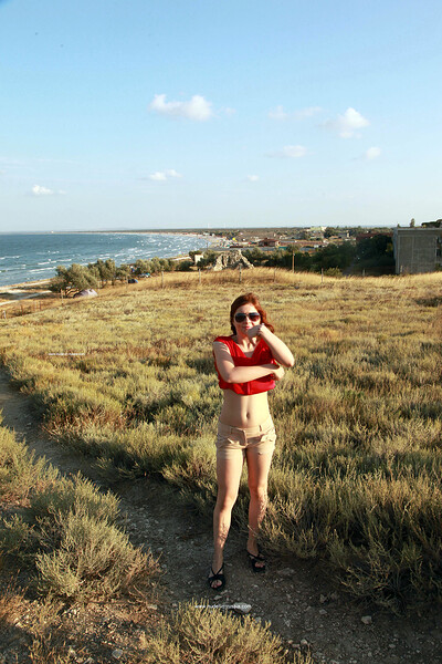 Renara in Nature reserve Kazantip from Nude In Russia