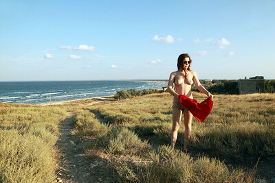 Renara in Nature reserve Kazantip from Nude In Russia