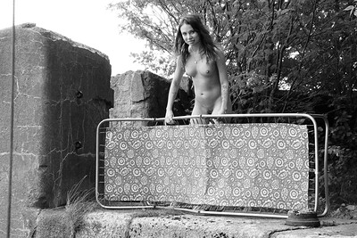 Marian A in Camp Bed Raskladushka from Nude In Russia